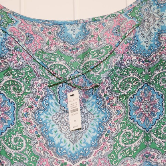 NWT Talbots Flutter Sleeve Top 2X - Picture 3 of 3